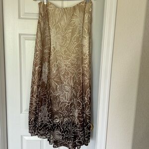 Coldwater Creek Floral Maxi Skirt 16W